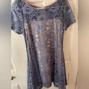 Robbie Bee Purple Lace Dress